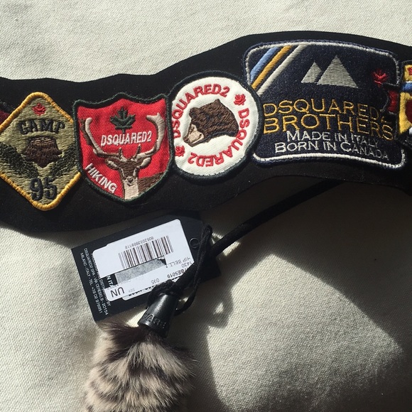 DSQUARED2 | Canada Patch Hiking Fur Belt - Picture 9 of 14